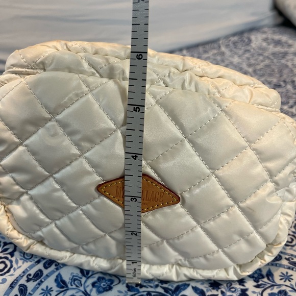 MZ Wallace White Quilted Backpack - Picture 16 of 16